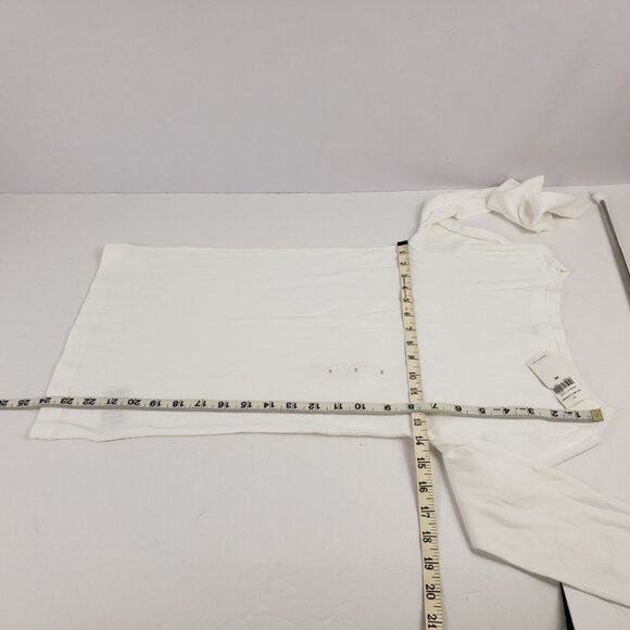Gap XS White Boatneck T-shirt NWT Long Sleeve Womens - Picture 11 of 13